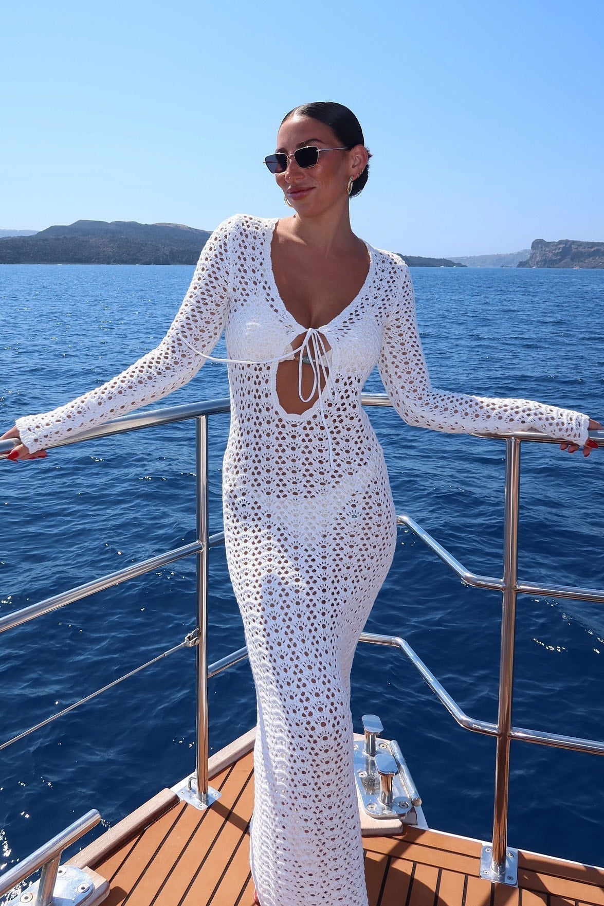 Solene | Crochet Maxi Dress