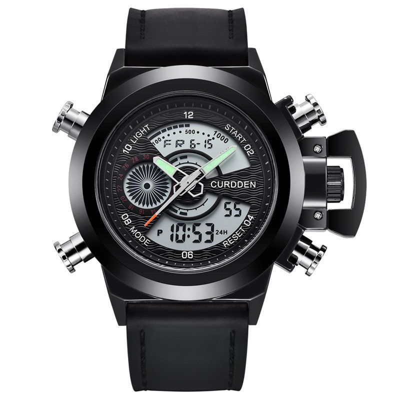 Fashion Watch with Dual Time Display