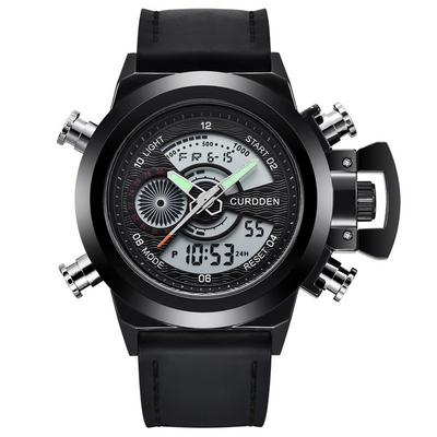 Fashion Watch with Dual Time Display