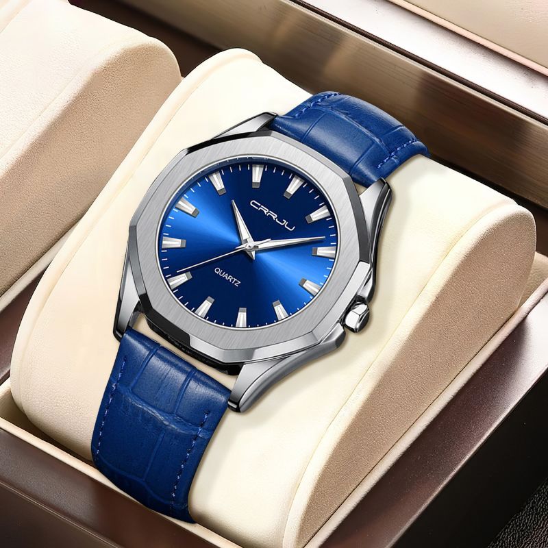 Quartz Watch in a Minimalist Casual Style