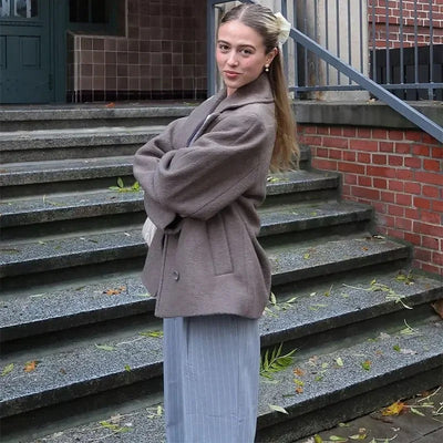 Tessa - Wool Coat With Lapels