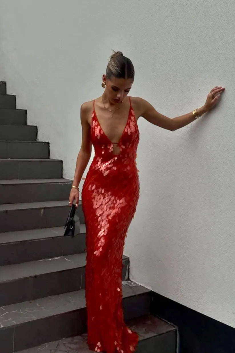 Serena | Luxe Sequin Mermaid Maxi Dress