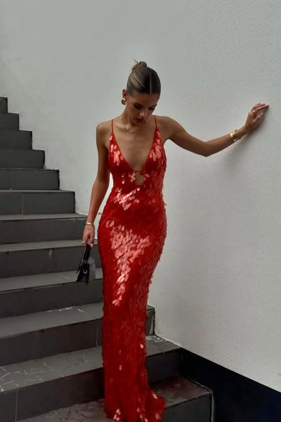 Serena | Luxe Sequin Mermaid Maxi Dress