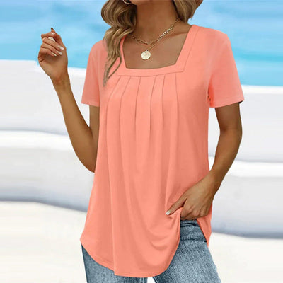 Clara | Chic Pleated Blouse