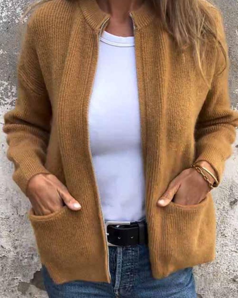 Noelle™ - Knitted Cotton Cardigan
