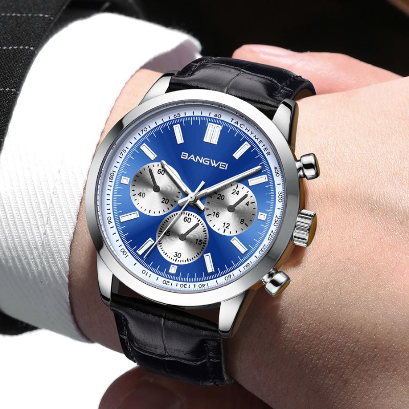 Casual Sporty Military-Style Watch