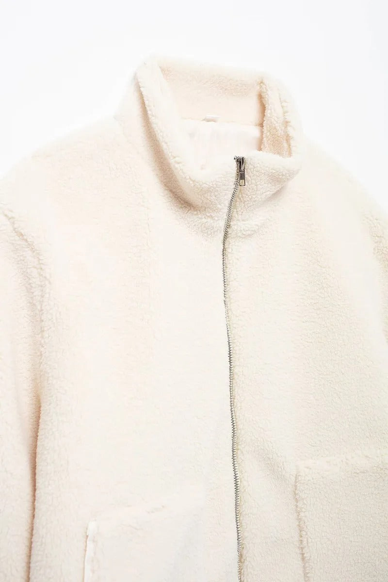 Lisa - Oversized Warm Fleece Jacket
