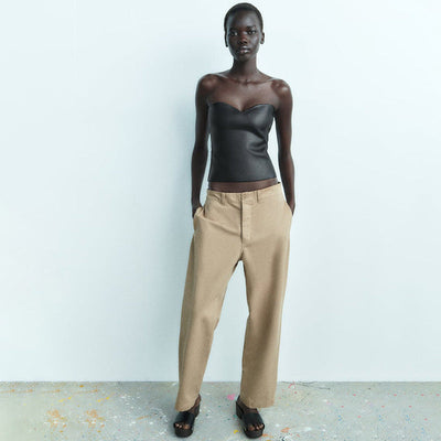 Dahlia | Strapless Shine Top