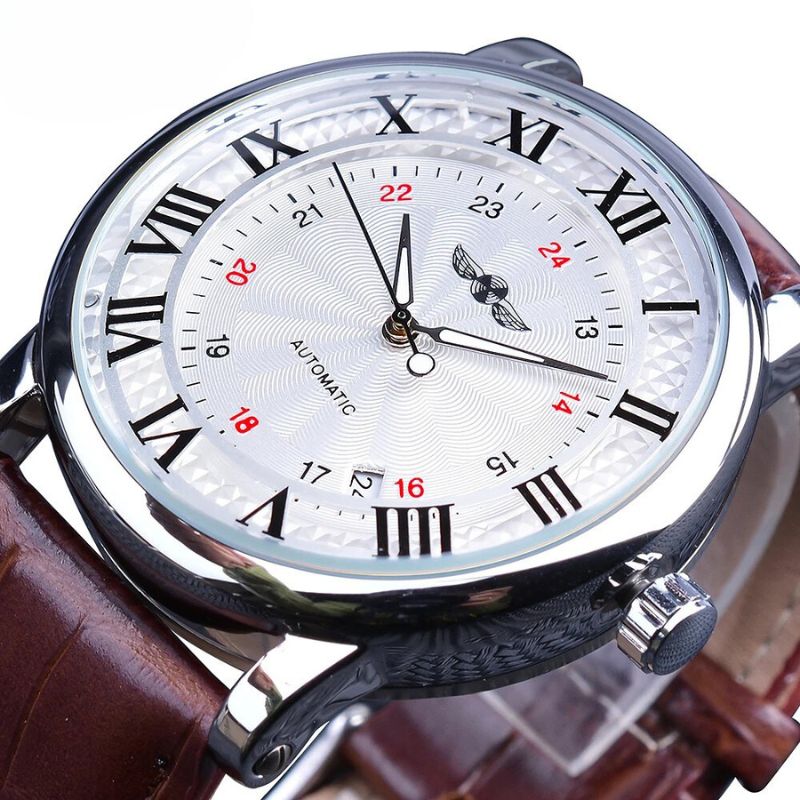 Luxurious Automatic Leather Watch