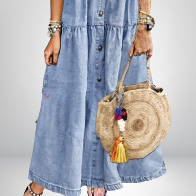Florence – Soft Button-Front Dress