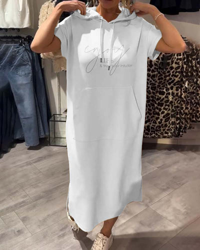 Saskia™ - Casual Hoodie Dress
