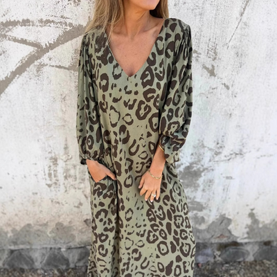 Denise | Bold Leopard Dress for Everyday Chic