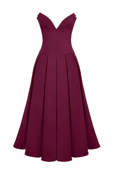 Lorelei | Corset Midi Dress