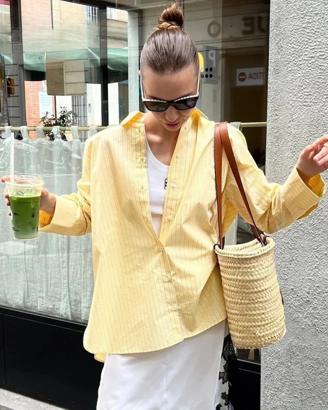 Renata | Striped Oversized Casual Shirt
