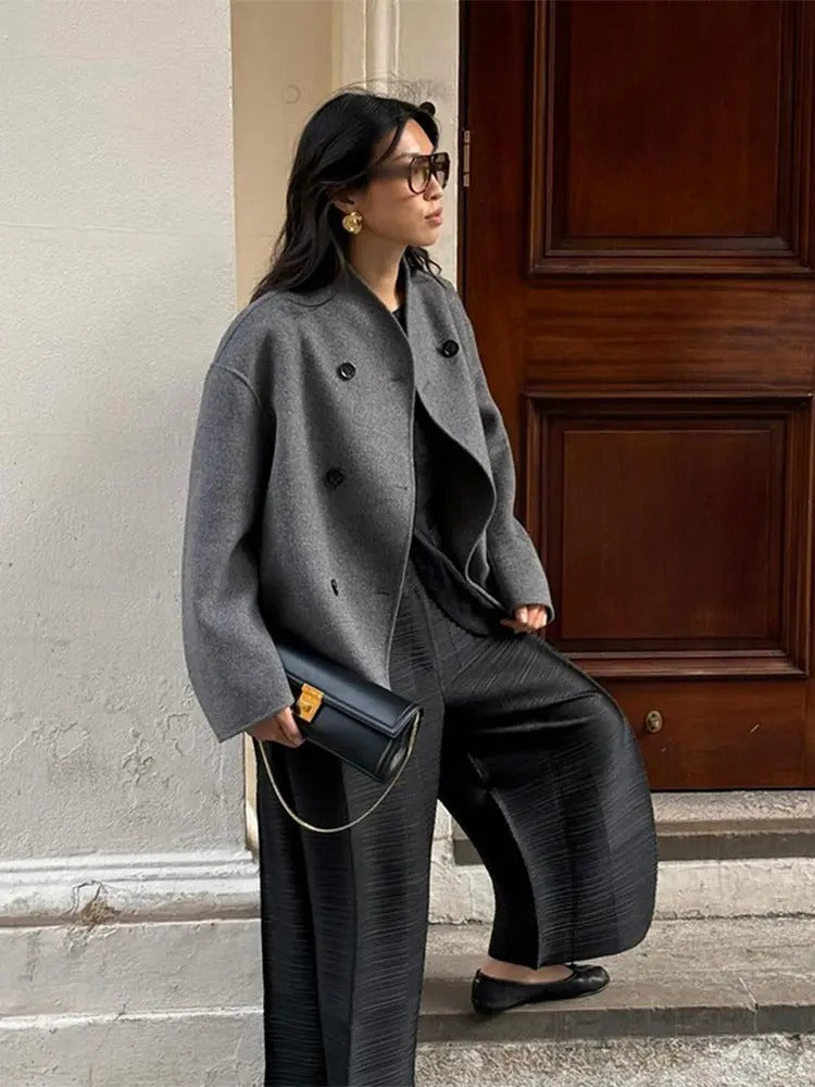 Gina - Oversized Wool Coat