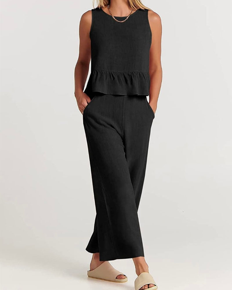 Chic Ruffled Set