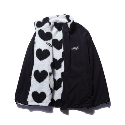 Baciodeluxe️ - Double-Sided Heart Coat - Unique Collection