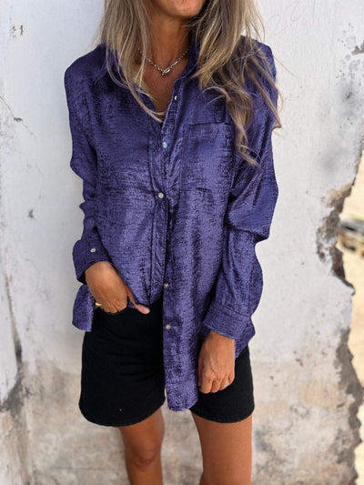 Lunaria | Shimmer Button-up Shirt