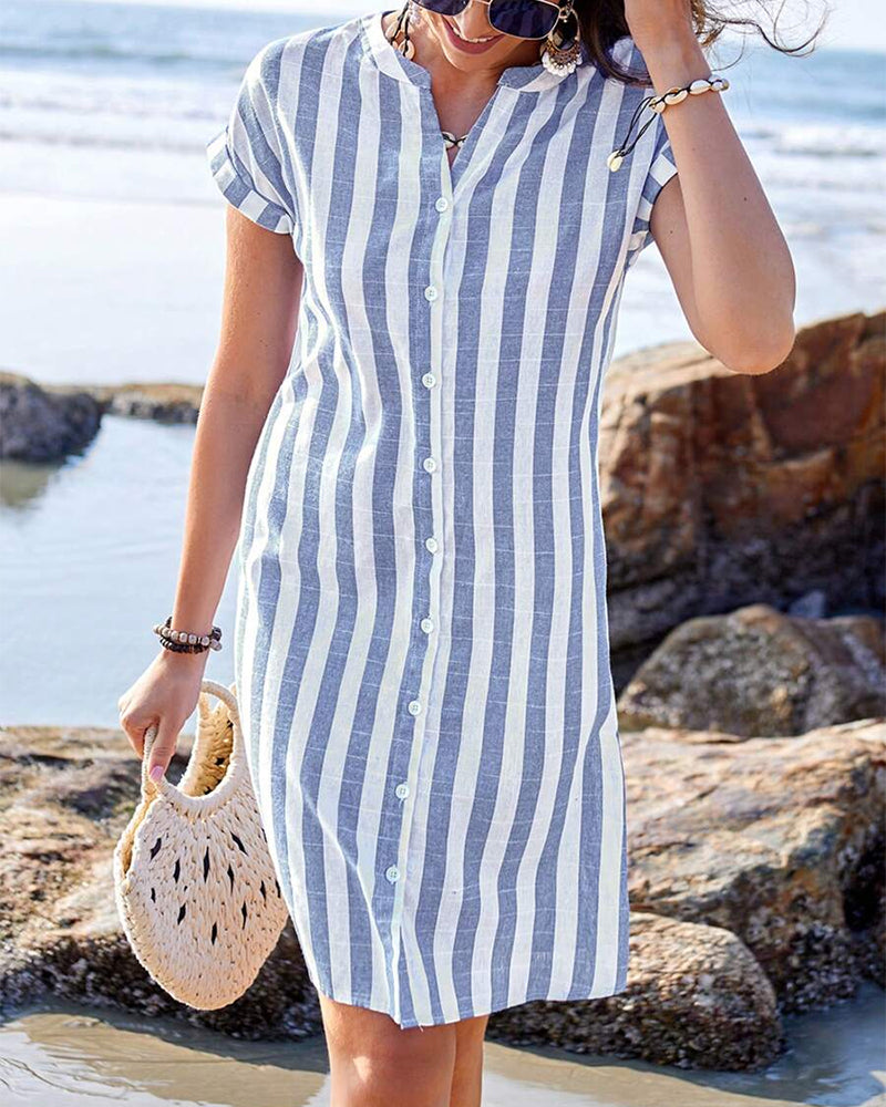 Martine - Elegant striped blouse