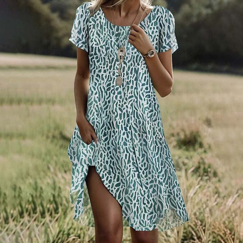 Bonnie – Vintage Print Dress