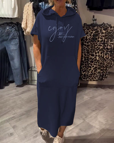 Saskia™ - Casual Hoodie Dress