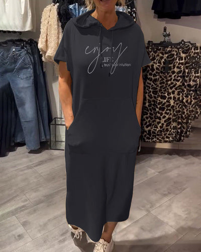 Saskia™ - Casual Hoodie Dress