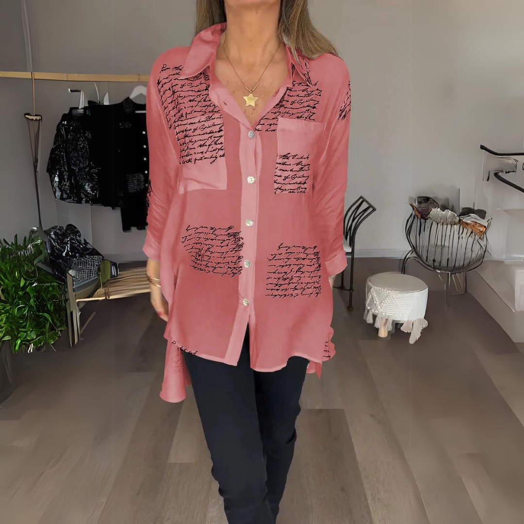Nadia | Artistic Button-up Shirt
