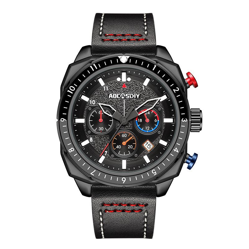 Luxurious sports chronograph watch