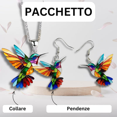 Samantha - Elegant Hummingbird Necklace