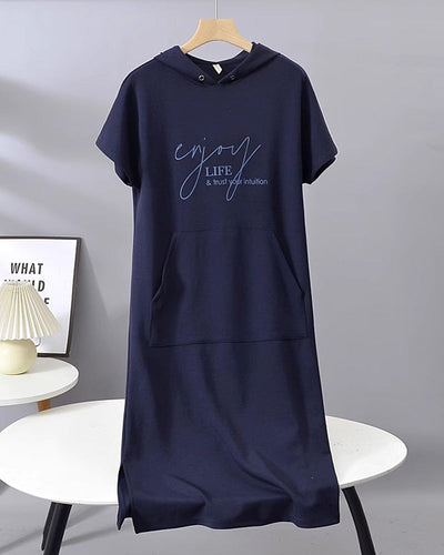 Saskia™ - Casual Hoodie Dress