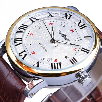 Luxurious Automatic Leather Watch
