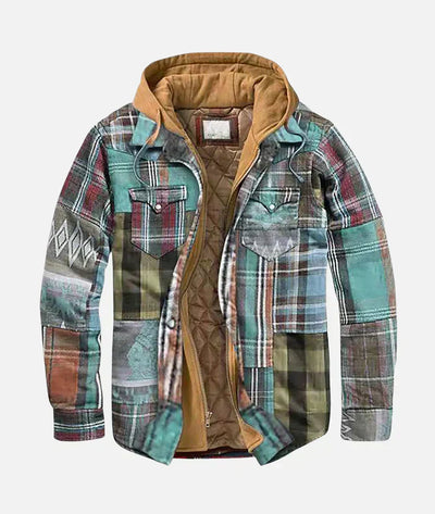 Alain – Patchwork Check Jacket