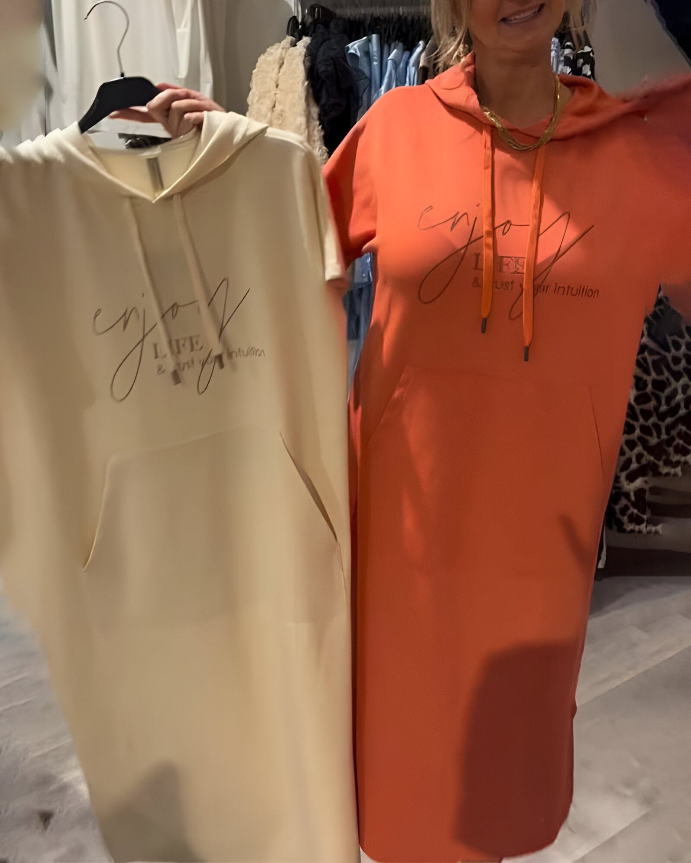 Saskia™ - Casual Hoodie Dress