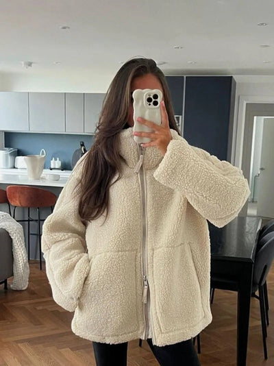 Lisa - Oversized Warm Fleece Jacket