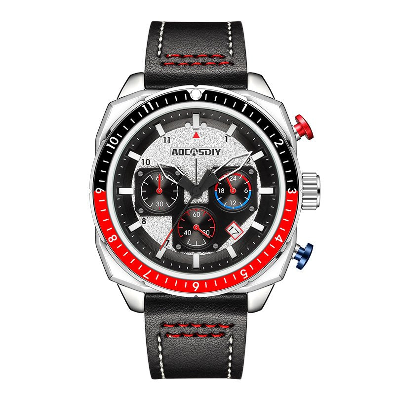 Luxurious sports chronograph watch