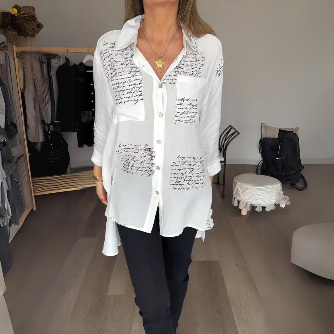 Nadia | Artistic Button-up Shirt