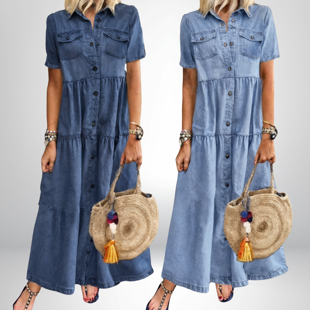 Florence – Soft Button-Front Dress