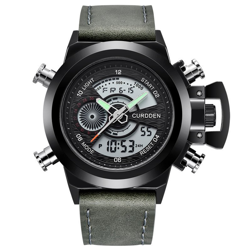 Fashion Watch with Dual Time Display