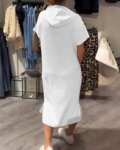 Saskia™ - Casual Hoodie Dress