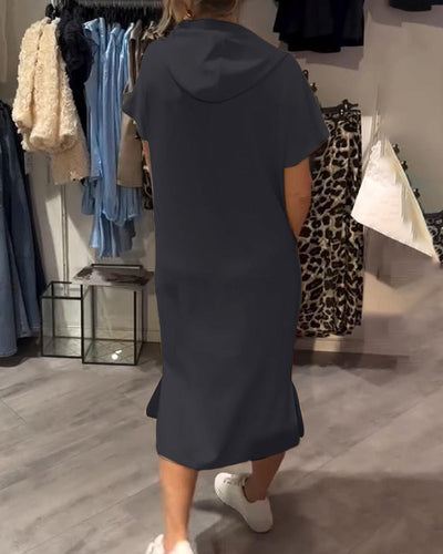 Saskia™ - Casual Hoodie Dress