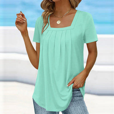 Clara | Chic Pleated Blouse