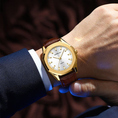 Quartz Watch in a Minimalist Casual Style