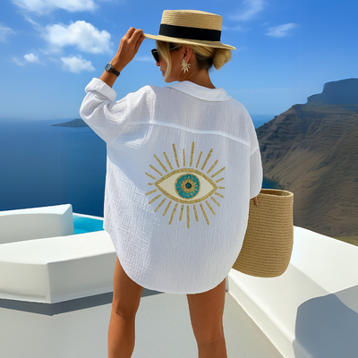 Annemiek – Casual Blouse in Ibiza Style