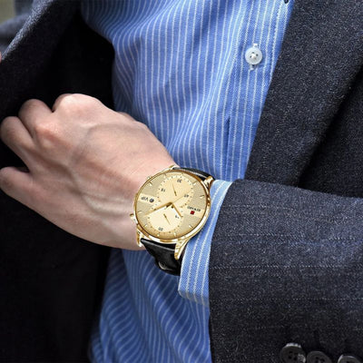 Luxurious Quartz Chronograph Watch