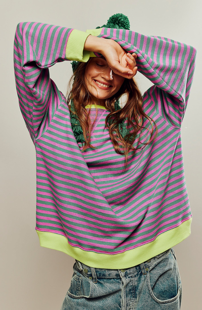 Mana - Striped Oversized Sweater