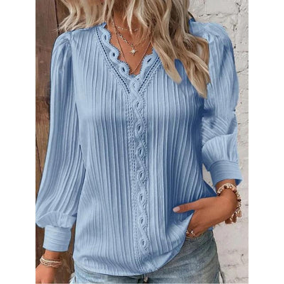 Isla | Pintuck Lace Blouse