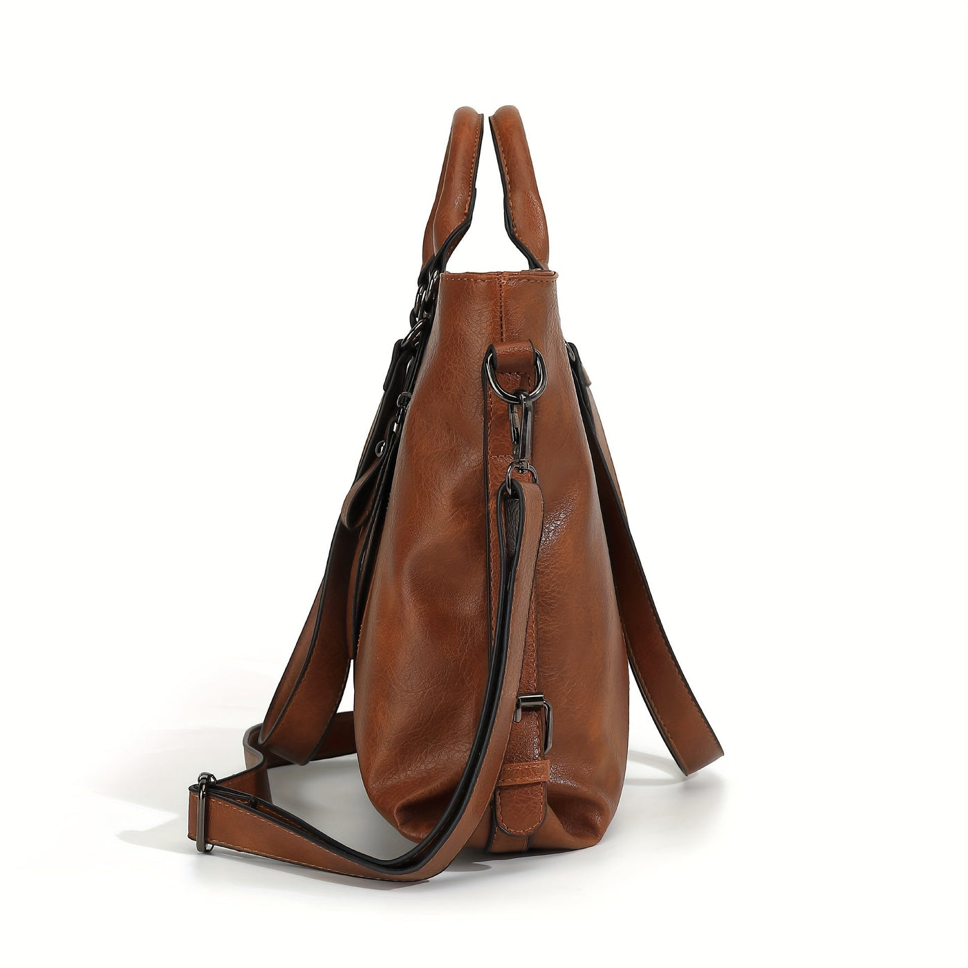 Melanie - Faux Leather Tote Bag