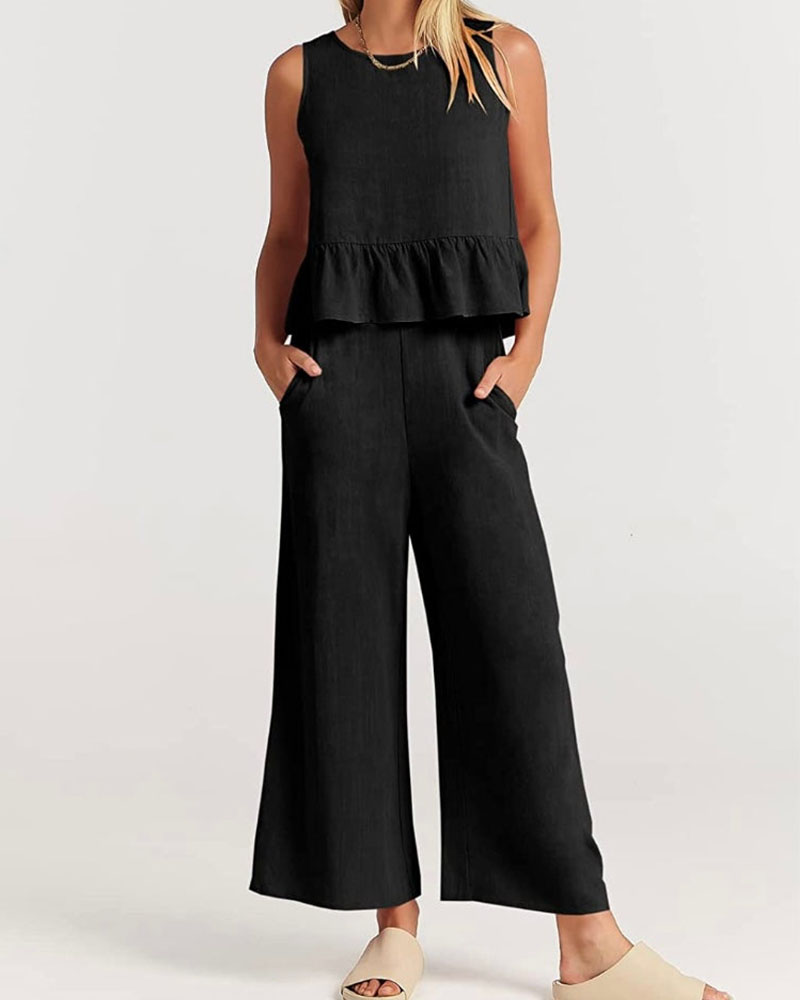 Chic Ruffled Set