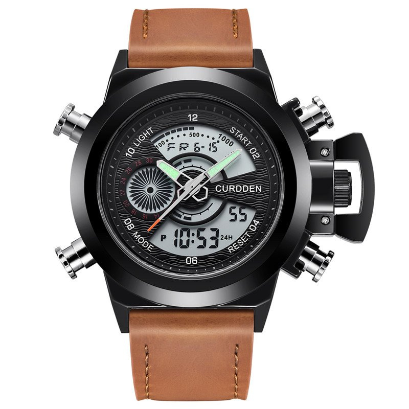 Fashion Watch with Dual Time Display