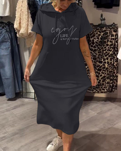 Saskia™ - Casual Hoodie Dress